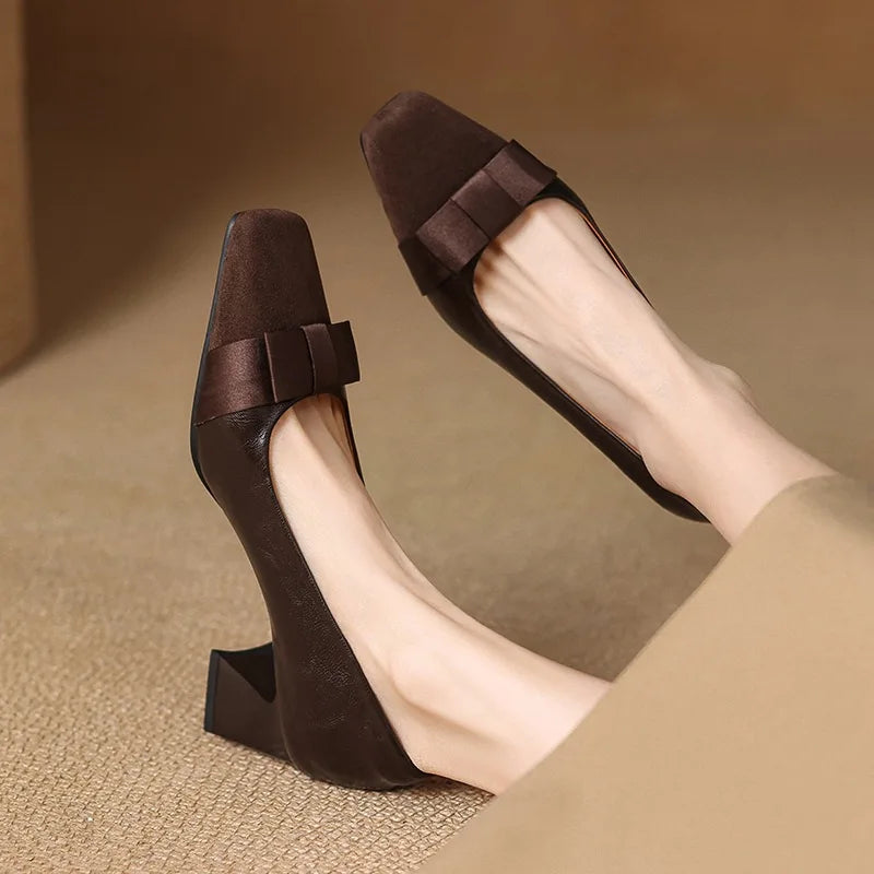 Marnelle | Talons Blocs à Devant Arrondi