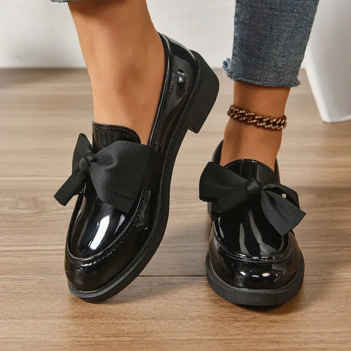 Marielle | Mocassins avec Détail en Nœud