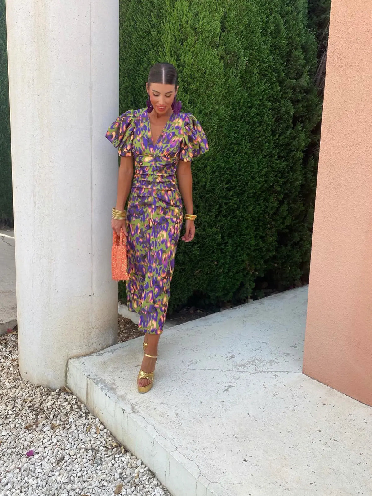 VIDAL BORDEAUX | ROBE ÉLÉGANTE D'ÉTÉ POUR FEMMES
