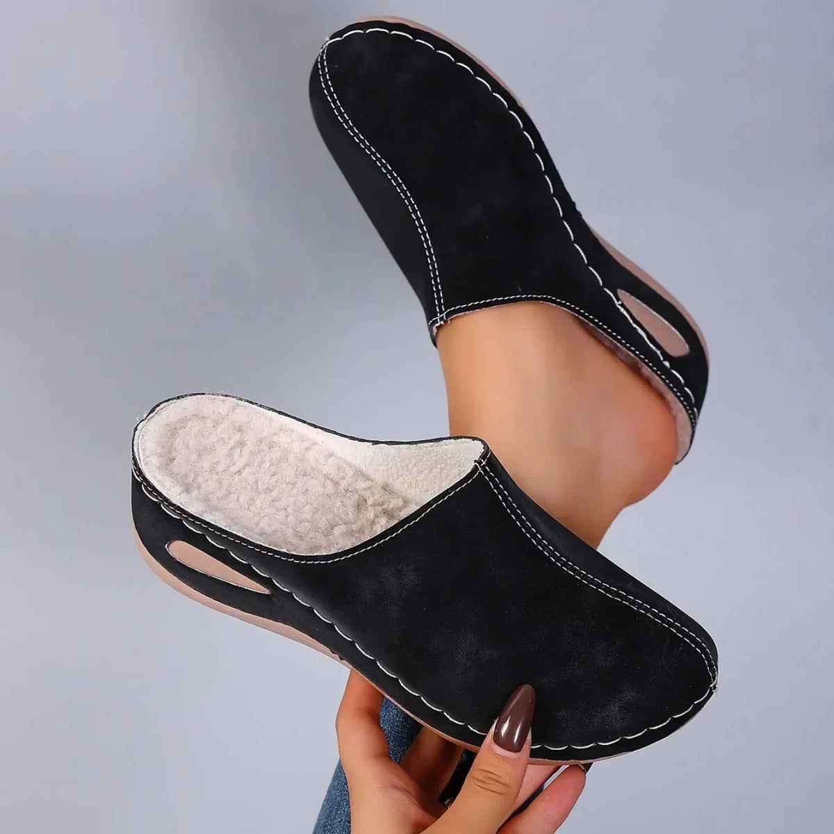 Élise™ | Chaussons orthopédiques chauds pour un confort quotidien