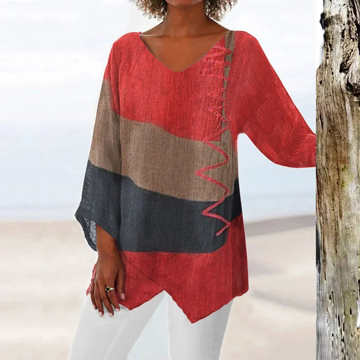 VIDAL BORDEAUX | BLOUSE ÉLÉGANCE D'ÉTÉ POUR FEMME