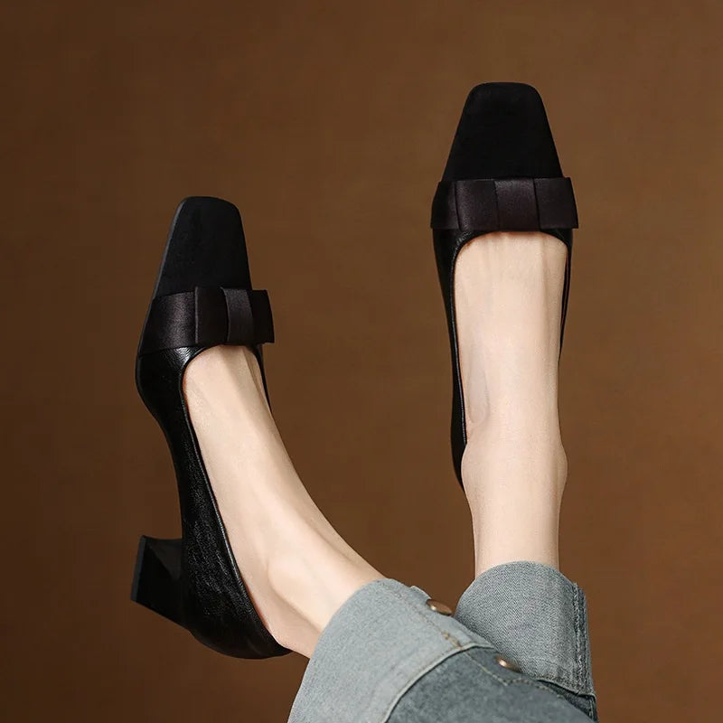 Marnelle | Talons Blocs à Devant Arrondi