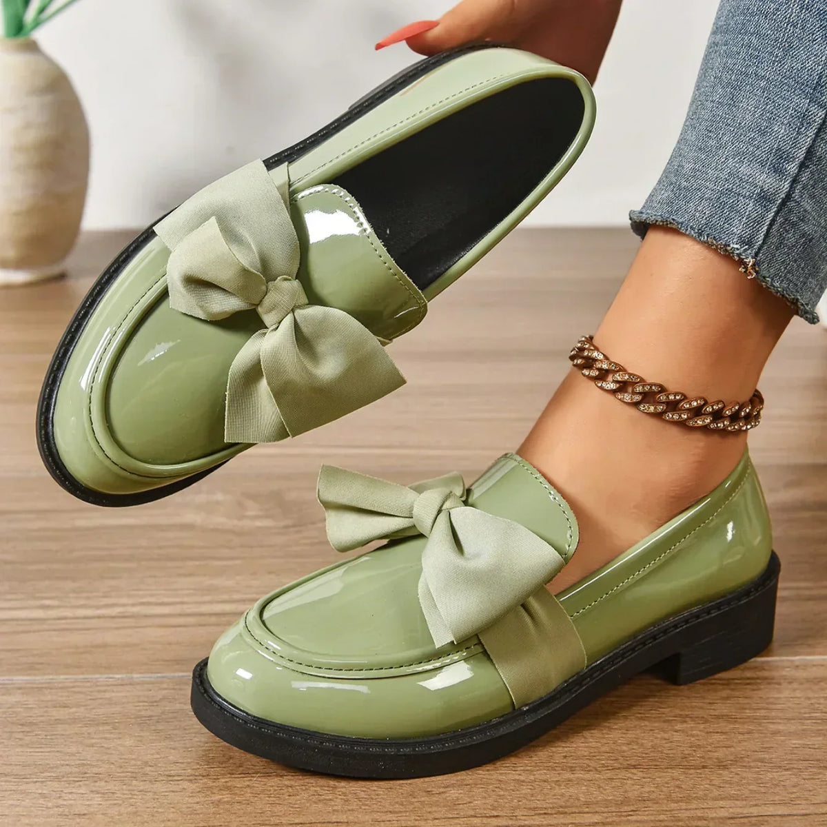 Marielle | Mocassins avec Détail en Nœud