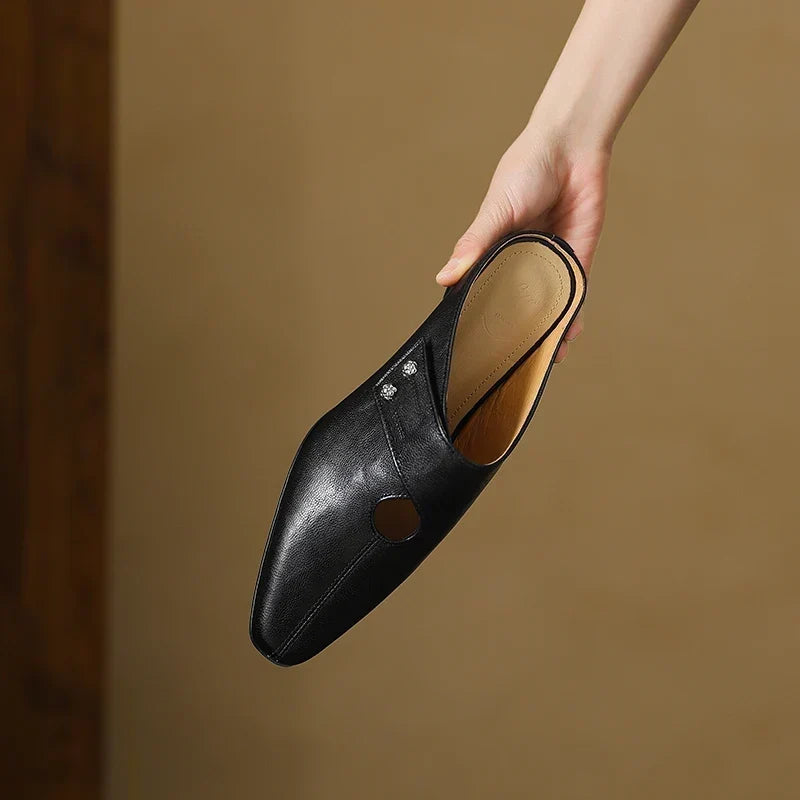 Fenella | Mules à Enfiler Raffinées