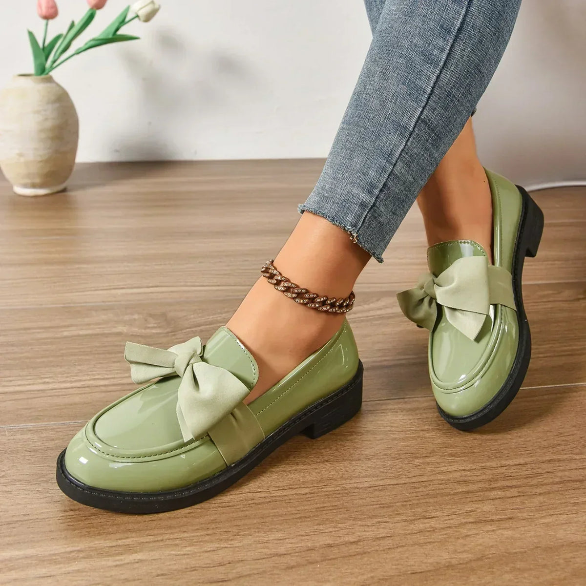 Marielle | Mocassins avec Détail en Nœud