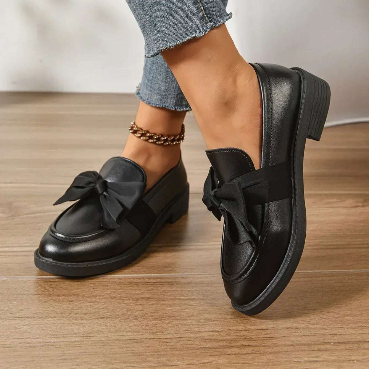 Marielle | Mocassins avec Détail en Nœud