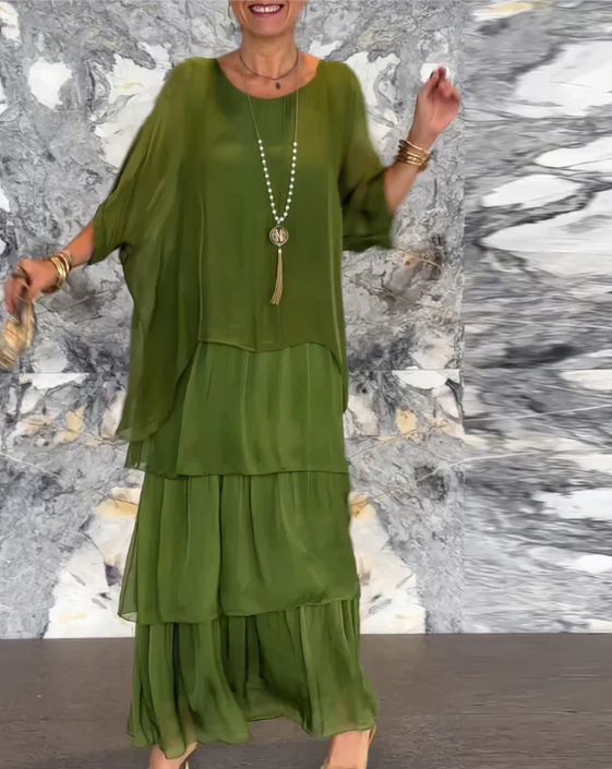 MOREAU LYON | ROBE MAXI FLUIDE POUR FEMMES