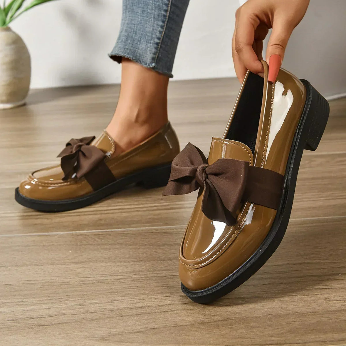 Marielle | Mocassins avec Détail en Nœud