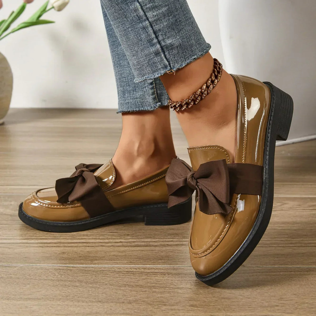 Marielle | Mocassins avec Détail en Nœud