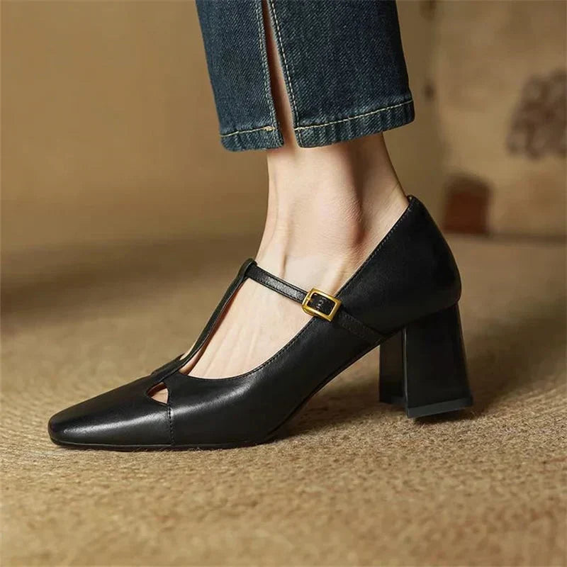 Elena | Talons T-Strap Intemporels