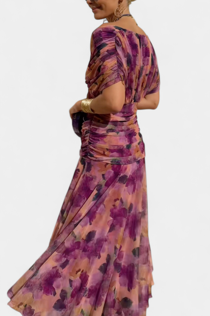 MOREAU LYON | ROBE DRAPÉE ÉLÉGANTE POUR FEMMES