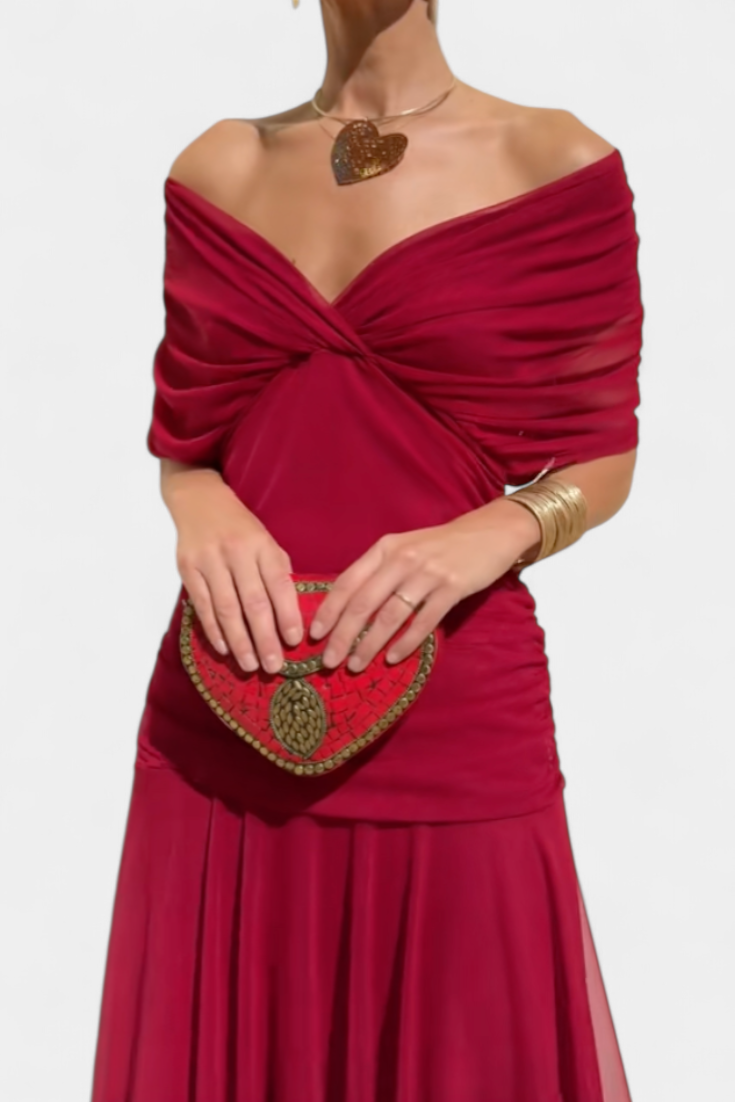 MOREAU LYON | ROBE DRAPÉE ÉLÉGANTE POUR FEMMES