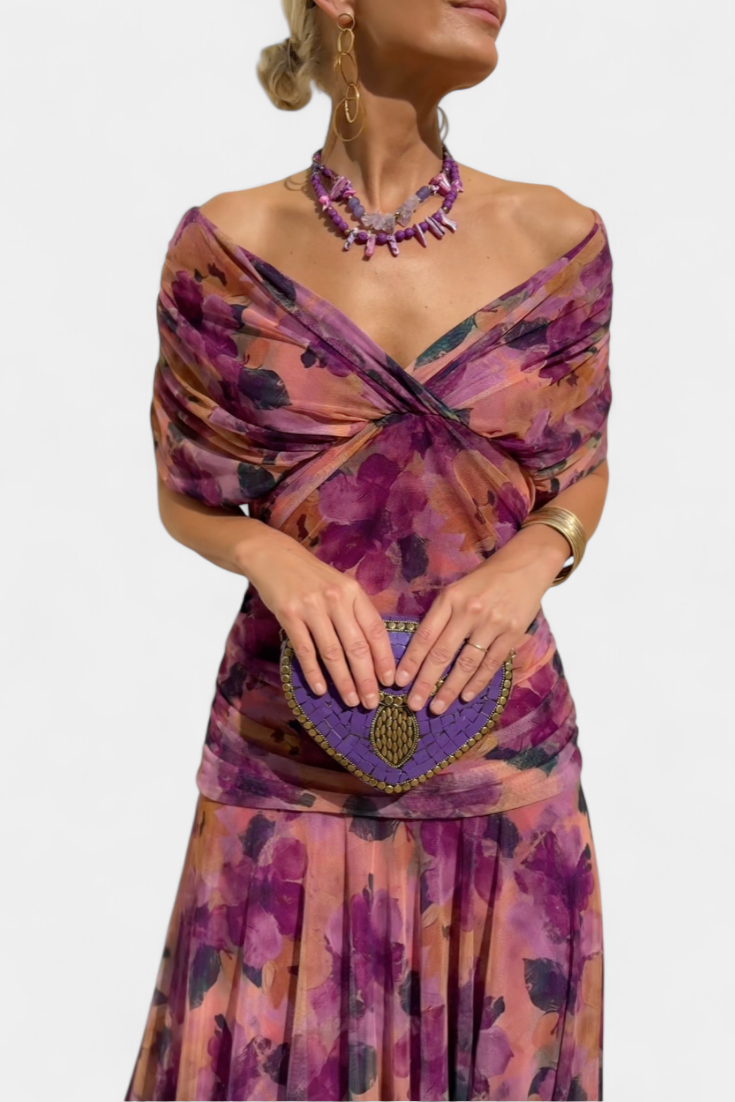 MOREAU LYON | ROBE DRAPÉE ÉLÉGANTE POUR FEMMES