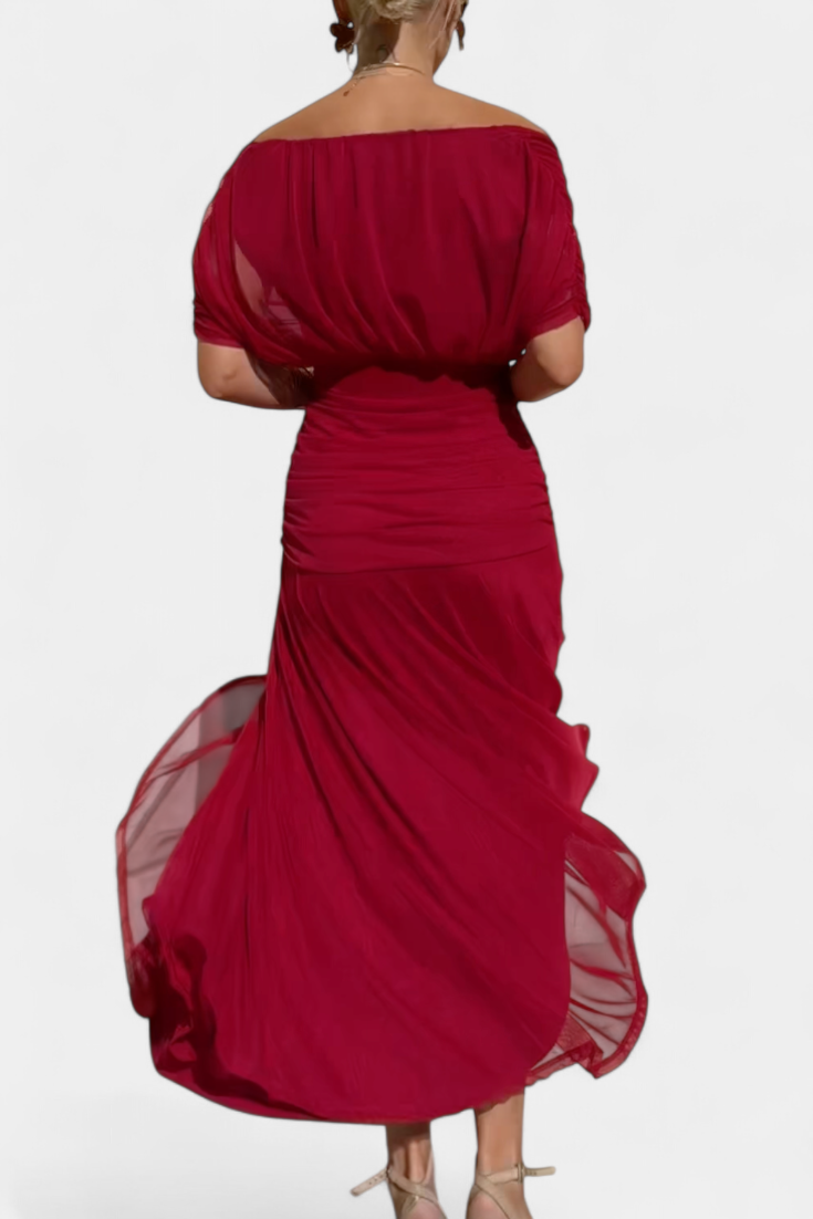 MOREAU LYON | ROBE DRAPÉE ÉLÉGANTE POUR FEMMES