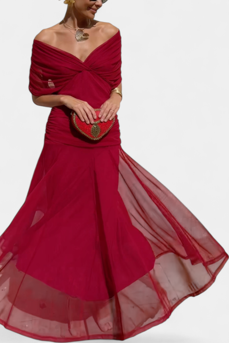 MOREAU LYON | ROBE DRAPÉE ÉLÉGANTE POUR FEMMES