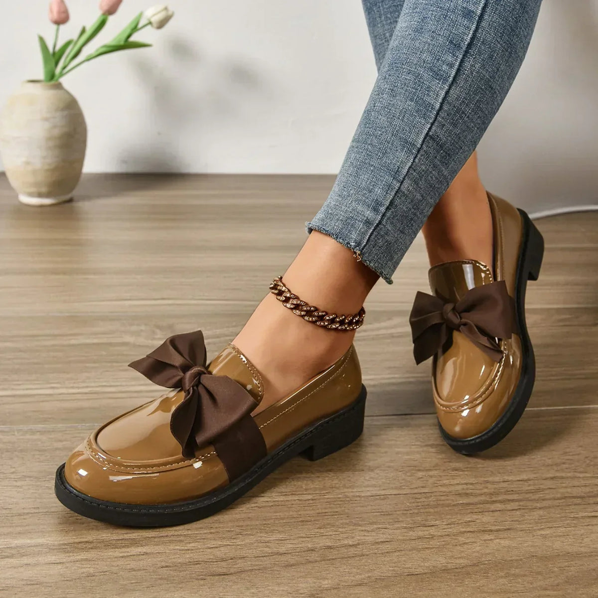 Marielle | Mocassins avec Détail en Nœud