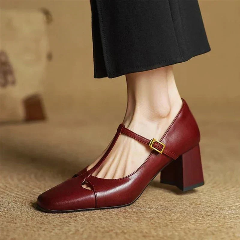 Elena | Talons T-Strap Intemporels