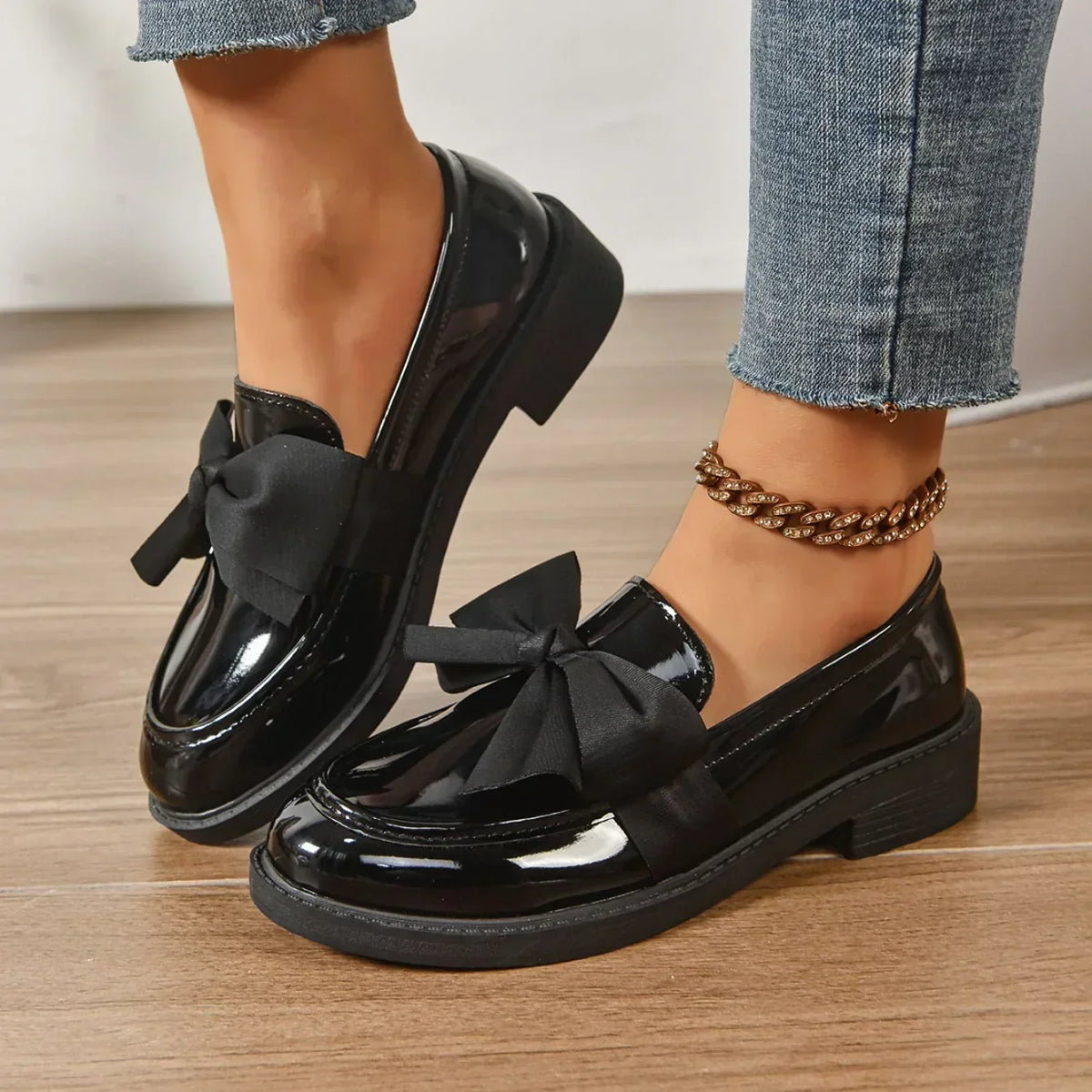 Marielle | Mocassins avec Détail en Nœud