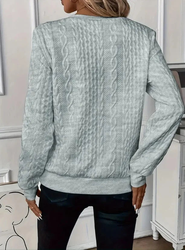 VIDAL BORDEAUX | SWEAT ZIPPÉ TEXTURÉ POUR FEMMES