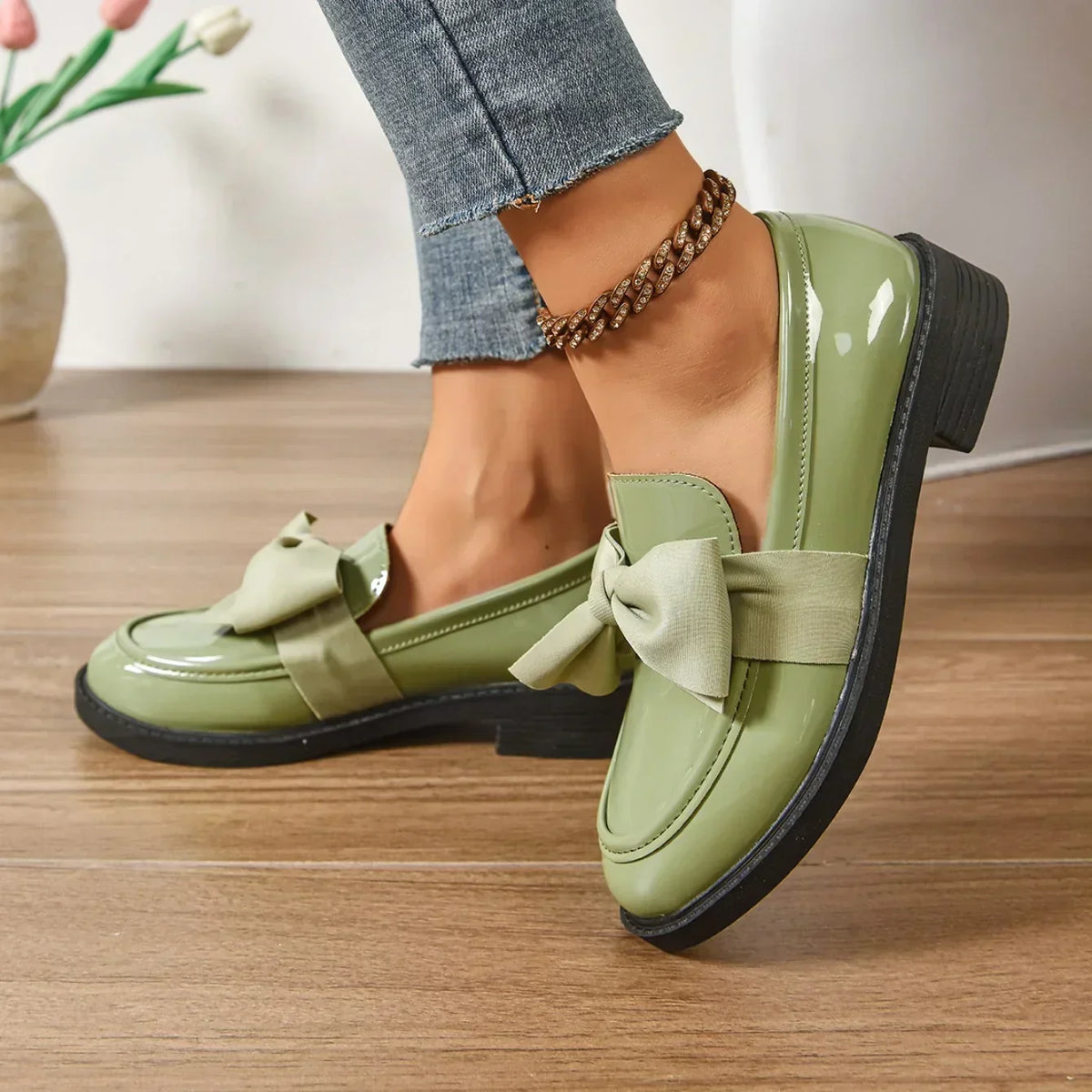 Marielle | Mocassins avec Détail en Nœud