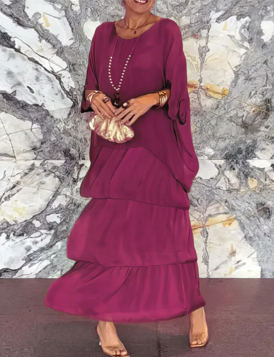MOREAU LYON | ROBE MAXI FLUIDE POUR FEMMES