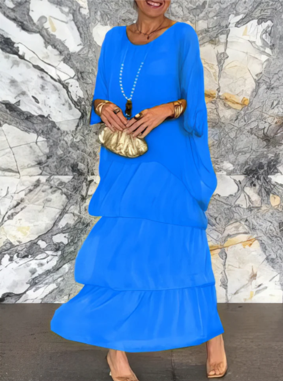 MOREAU LYON | ROBE MAXI FLUIDE POUR FEMMES