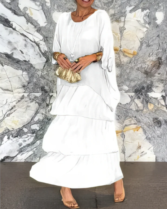 MOREAU LYON | ROBE MAXI FLUIDE POUR FEMMES
