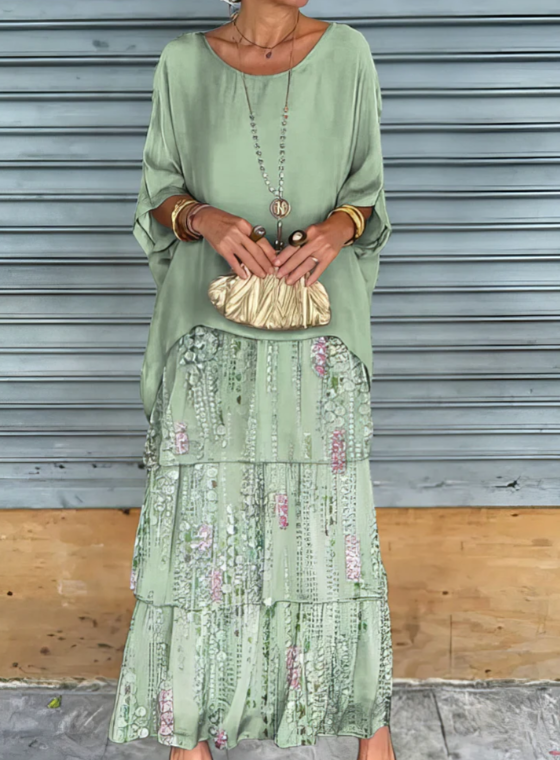 MOREAU LYON | ROBE MAXI FLUIDE POUR FEMMES
