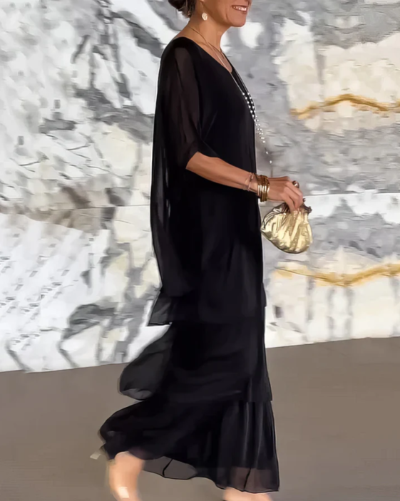 MOREAU LYON | ROBE MAXI FORMELLE CHIC POUR FEMME