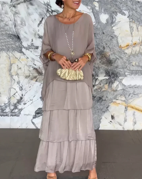 MOREAU LYON | ROBE MAXI FLUIDE POUR FEMMES