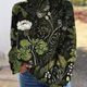 Floral Noir & Vert