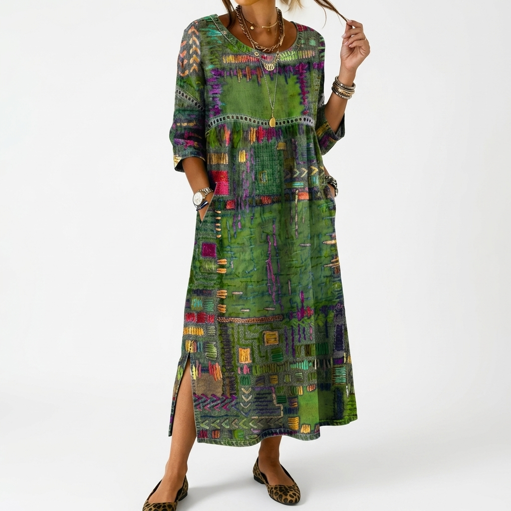 MOREAU LYON | ROBE BOHÈME ARTISTIQUE POUR FEMMES
