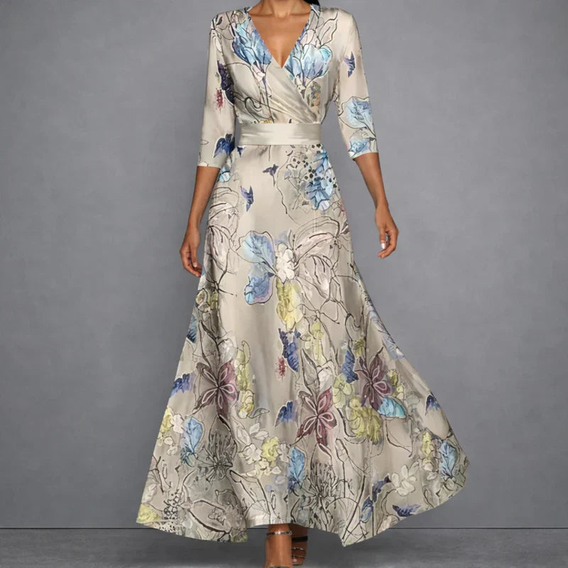MOREAU LYON | ROBE MAXI COLORÉE POUR FEMMES