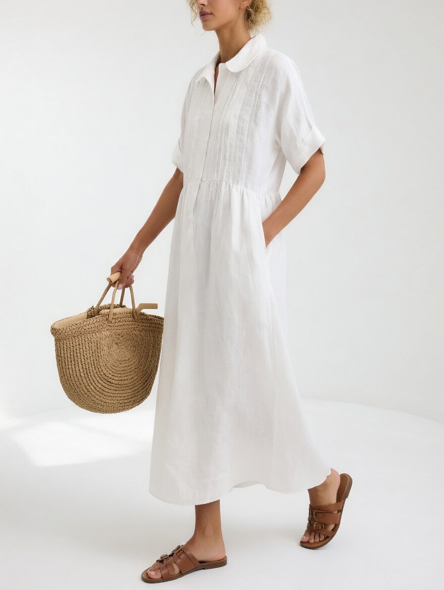 VIDAL BORDEAUX | ROBE CHEMISE FLUIDE POUR FEMMES