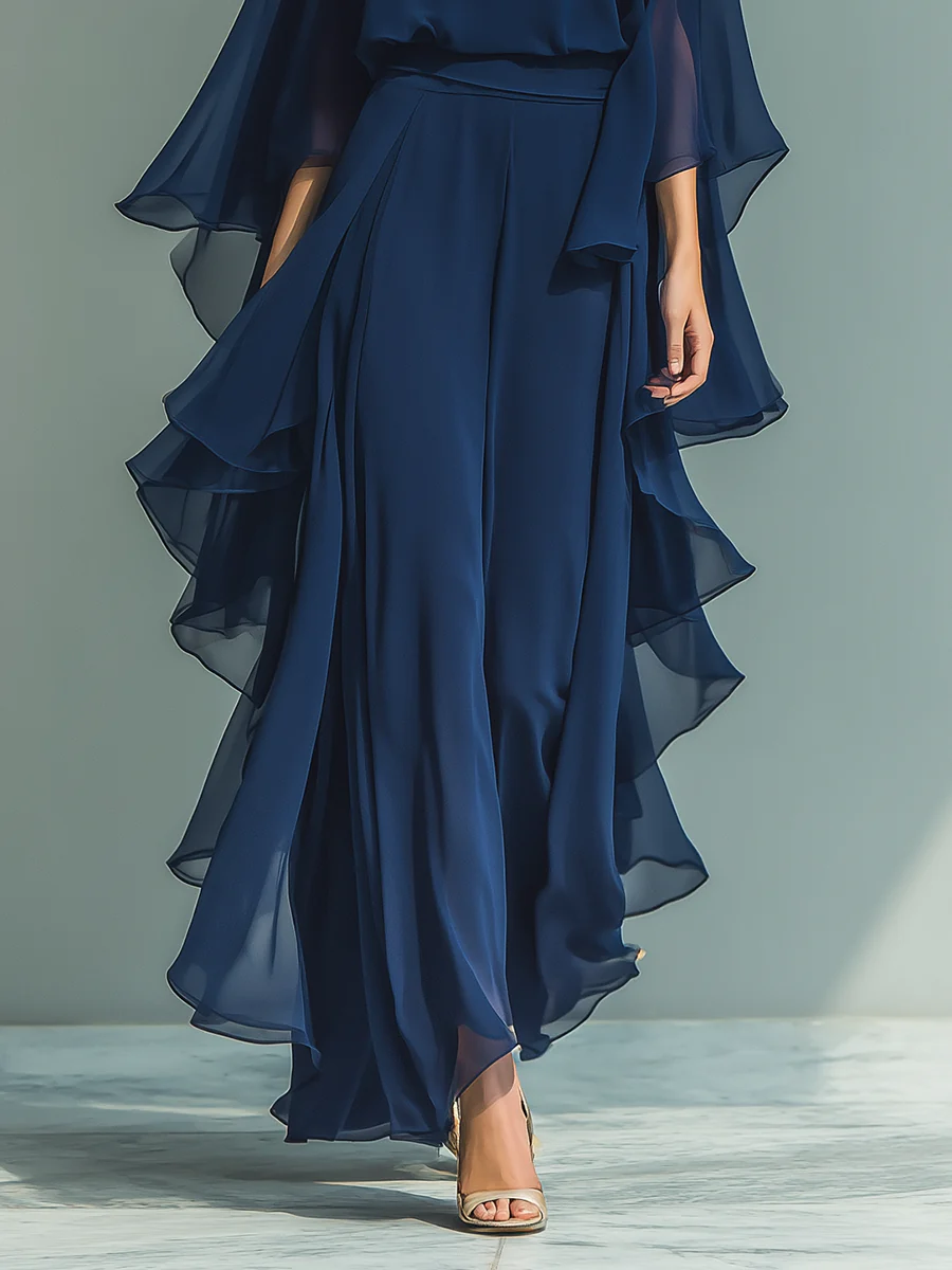 MOREAU LYON | ENSEMBLE DE DEUX PIÈCES EN CHIFFON POUR FEMMES