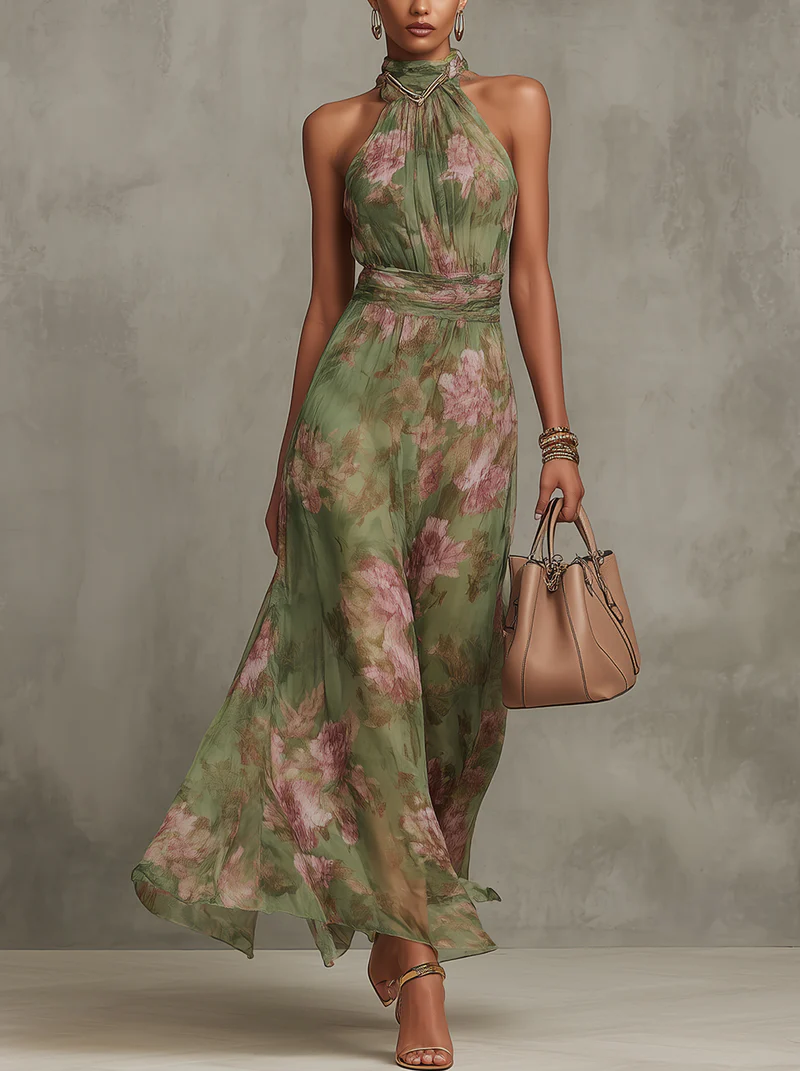 VIDAL BORDEAUX | ROBE FLORALE POUR FEMMES