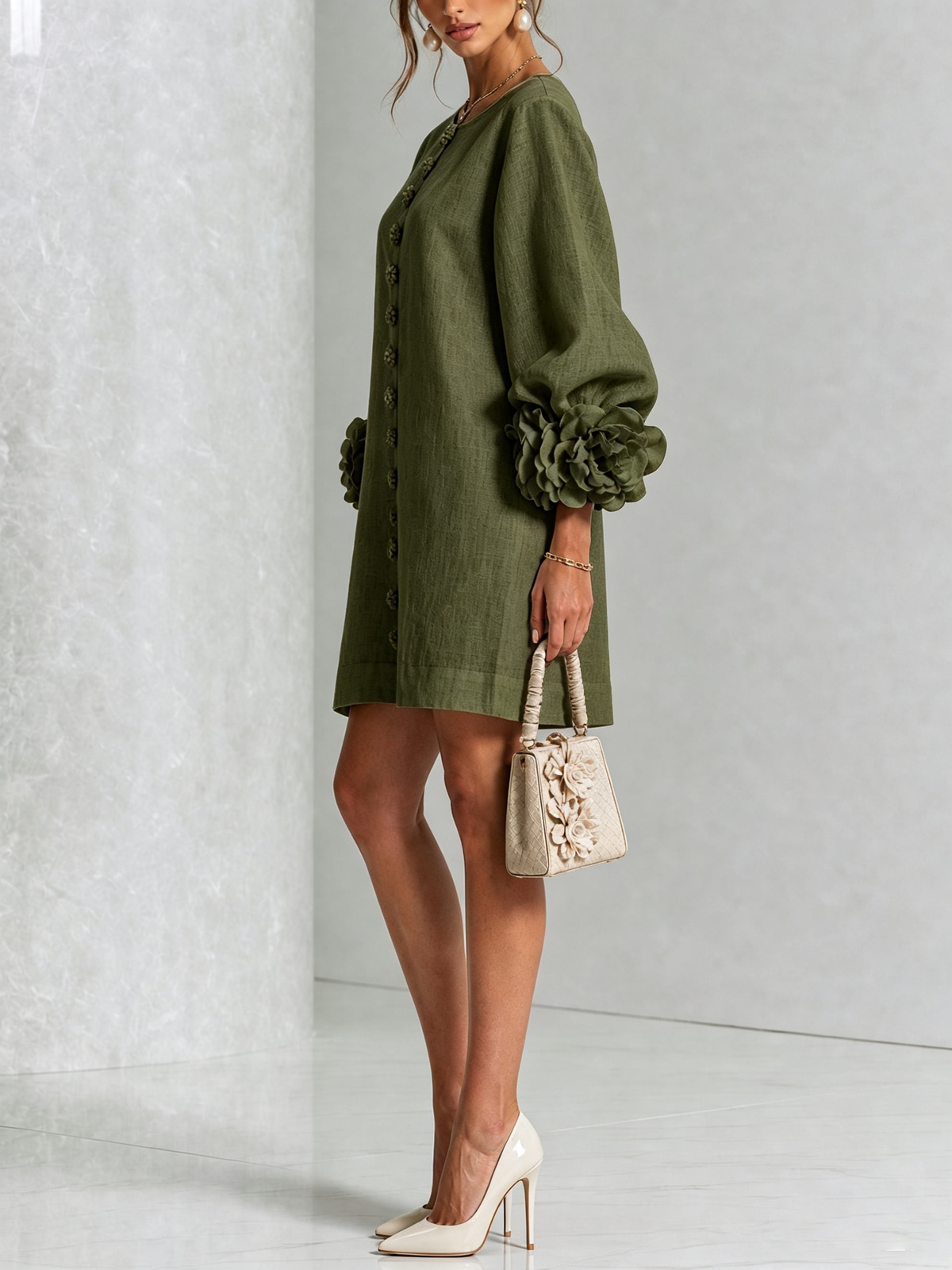 Anouk | Robe Mini à Fleurs