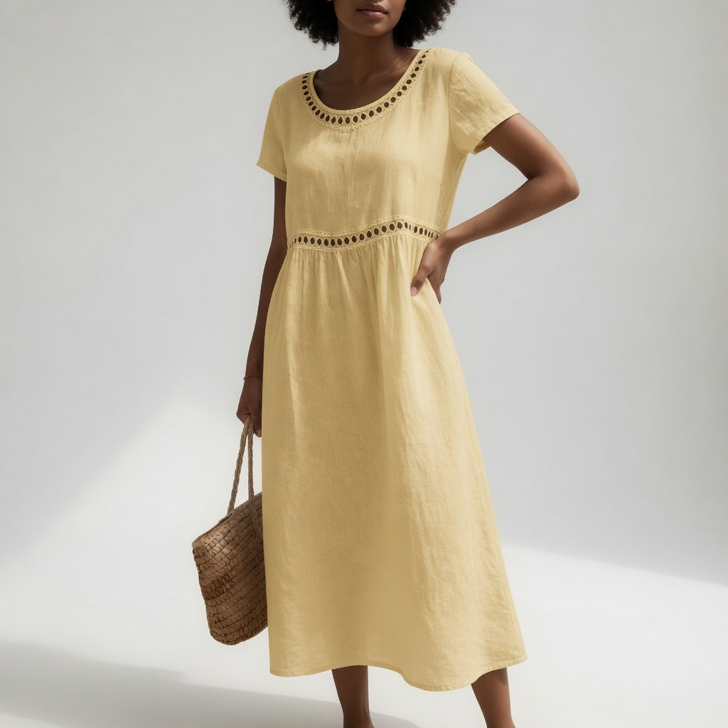 VIDAL BORDEAUX | ROBE BRODÉE POUR FEMME