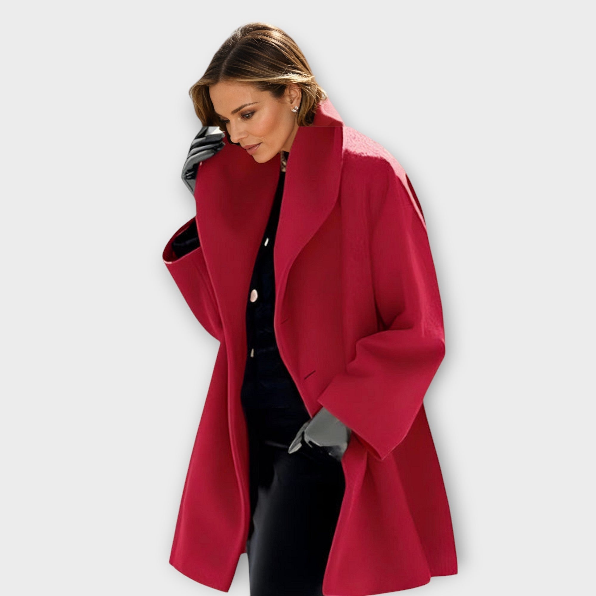 VIDAL BORDEAUX | MANTEAU LONG DÉTENDUE POUR FEMMES