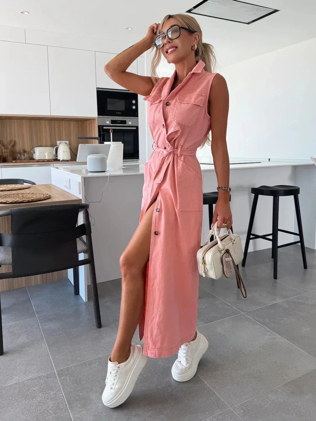 MOREAU LYON | ROBE EN JEAN MODERNE POUR FEMME