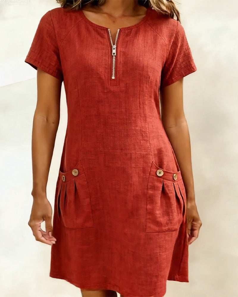 MOREAU LYON | CHIC ROBE MIDI FLUIDE POUR FEMMES