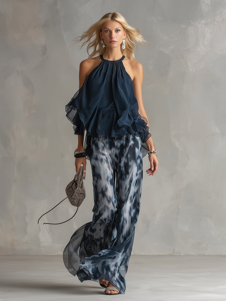 MOREAU LYON | ENSEMBLE PANTALON FLUIDE POUR FEMMES