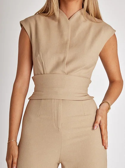 MOREAU LYON | COMBINAISON LARGE SANS MANCHES POUR FEMME