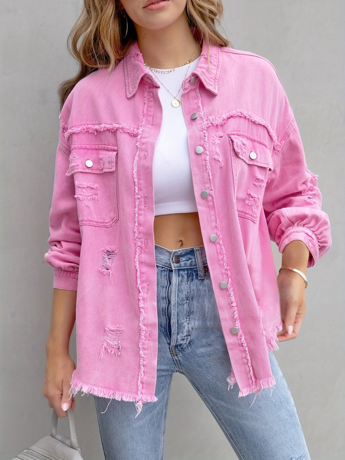 VIDAL BORDEAUX | GILET EN DENIM POUR FEMMES