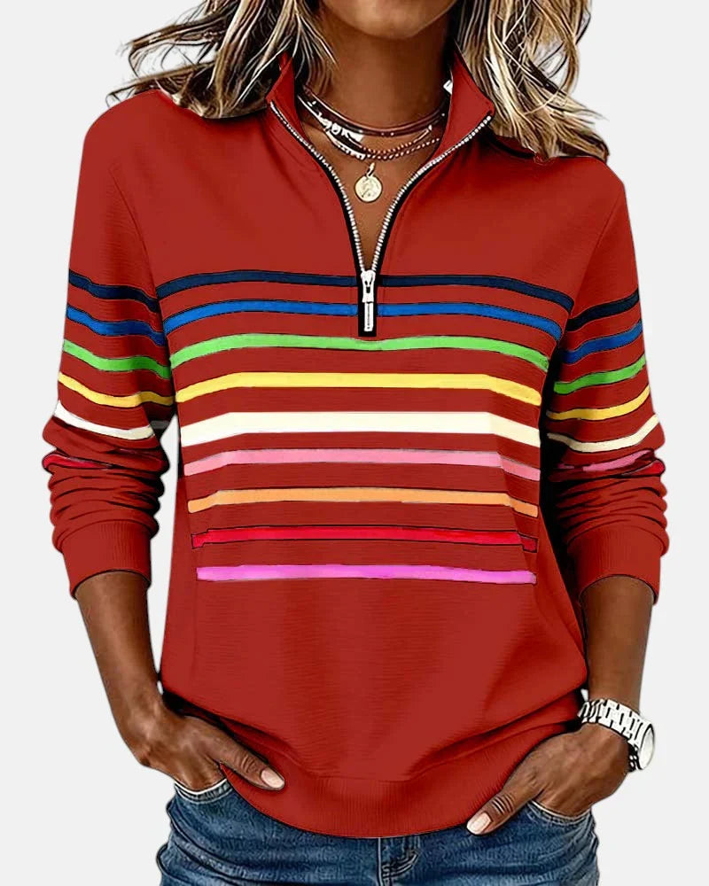 VIDAL BORDEAUX | PULL EN MAILLE COLORÉ POUR FEMME