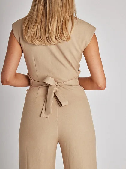 MOREAU LYON | COMBINAISON LARGE SANS MANCHES POUR FEMME