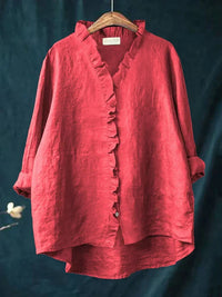 Lily - Blouse Légère avec Volants