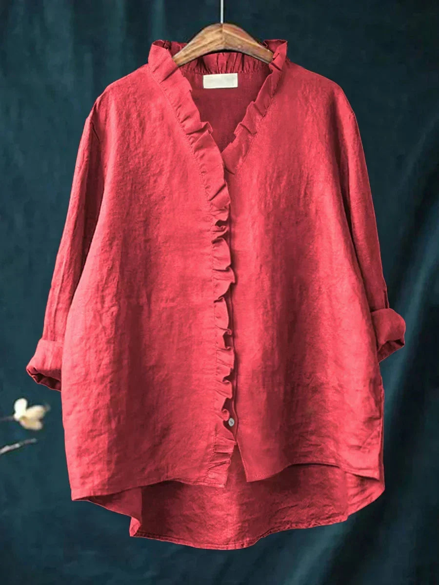 Lily - Blouse Légère avec Volants