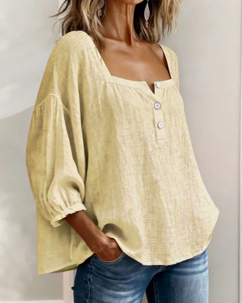 VIDAL BORDEAUX | BLOUSE EN LIN POUR FEMME