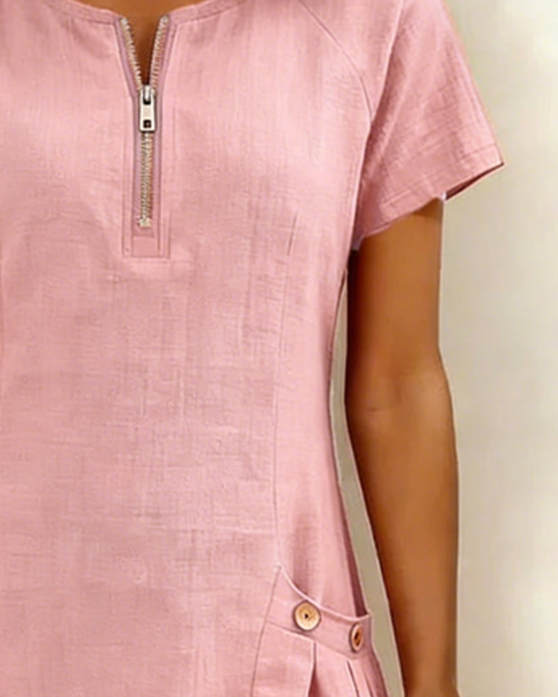 MOREAU LYON | ROBE À POCHES ZIPPÉES POUR FEMMES